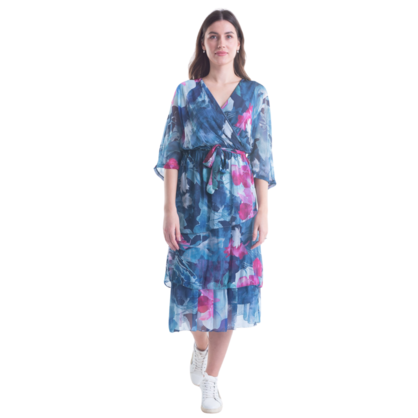 Italian Silk Dress Tuliplano Dresses Vera May   