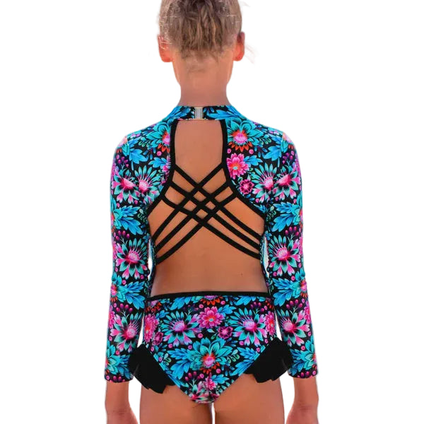 Harla Open Back Girls Swimwear Kids Dresses Fernleigh Avenue 00