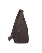 Boyd Nylon Sling Bag Chocolate Bags and Purses Louenhide