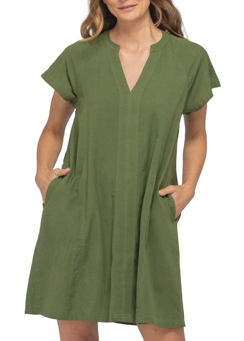 Livy Dress Khaki Dresses Boom Shankar 8