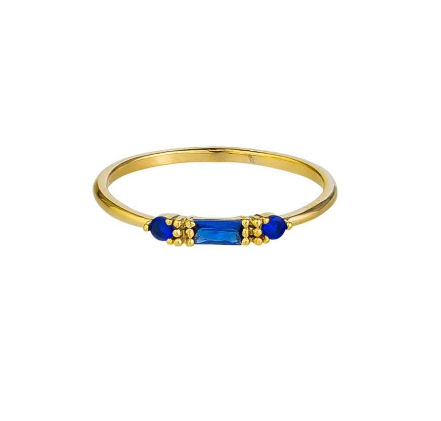 Sapphire Baguette Ring Rings Tiger Tree