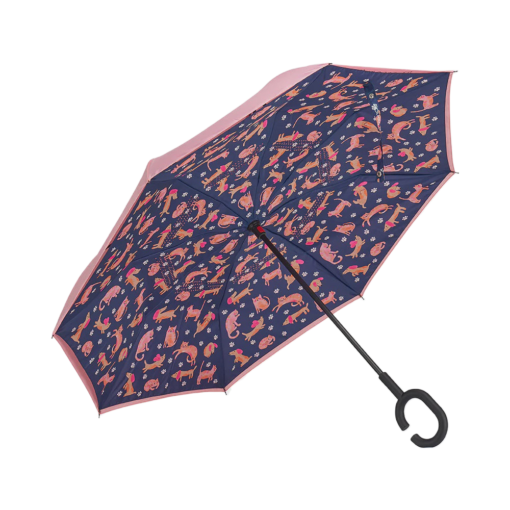 REVERSE UMBRELLA - IT'S RAINING CATS AND DOGS Umbrellas Annabel Trends   