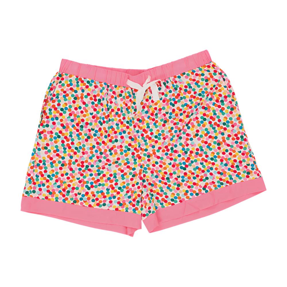 Sleep Shorts - Confetti Bottoms Annabel Trends S(8-10)