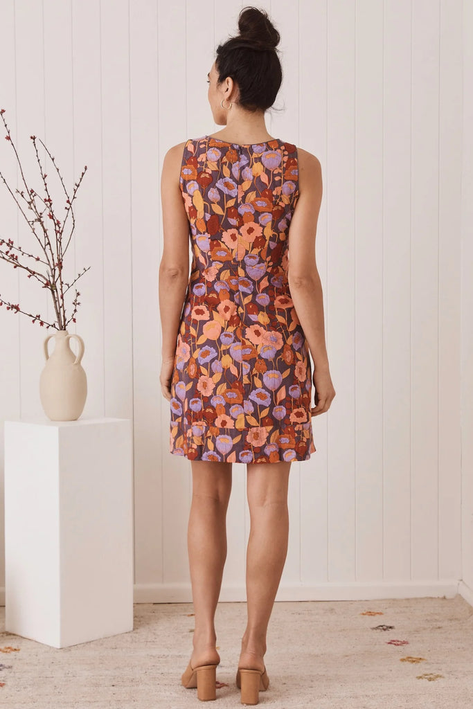Alana Dress Poppy Peach - Global Free Style
