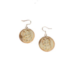 Bride Porcelain Earrings Light Brown Earrings Wolf and Clay