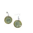 Viola Porcelain Earrings with Gold finish - No 1 Earrings Wolf and Clay