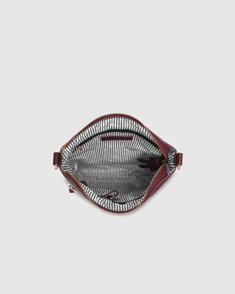 Cressida Crossbody Bag Burgundy Bags and Purses Louenhide