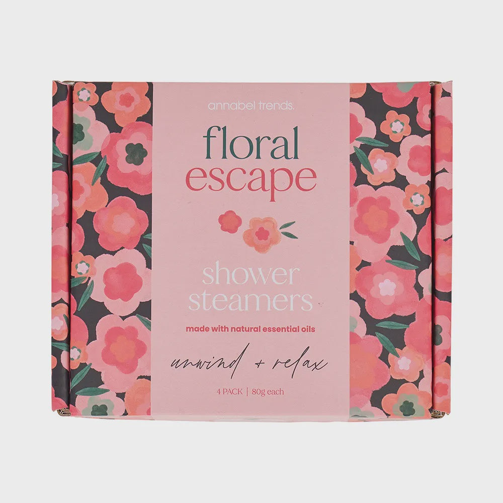 Shower steamer cdu gift box floral escape 4pc Gifts and Accessories Annabel Trends   