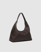 Valentina Slouch Shoulder Bag Chocolate Bags and Purses Louenhide