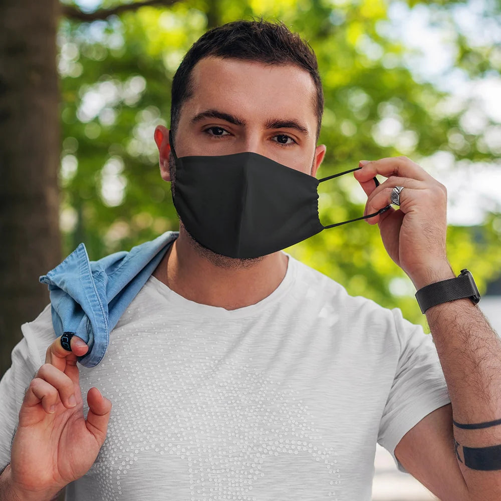 Face Mask Paisley Black Gifts and Accessories Annabel Trends