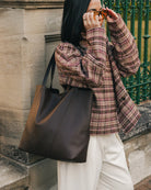 Colby Tote Bag Chocolate Bags and Purses Louenhide