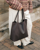 Colby Tote Bag Chocolate Bags and Purses Louenhide
