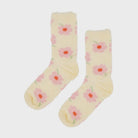 Fuzzy Bed Socks Flower Cream Socks Annabel Trends