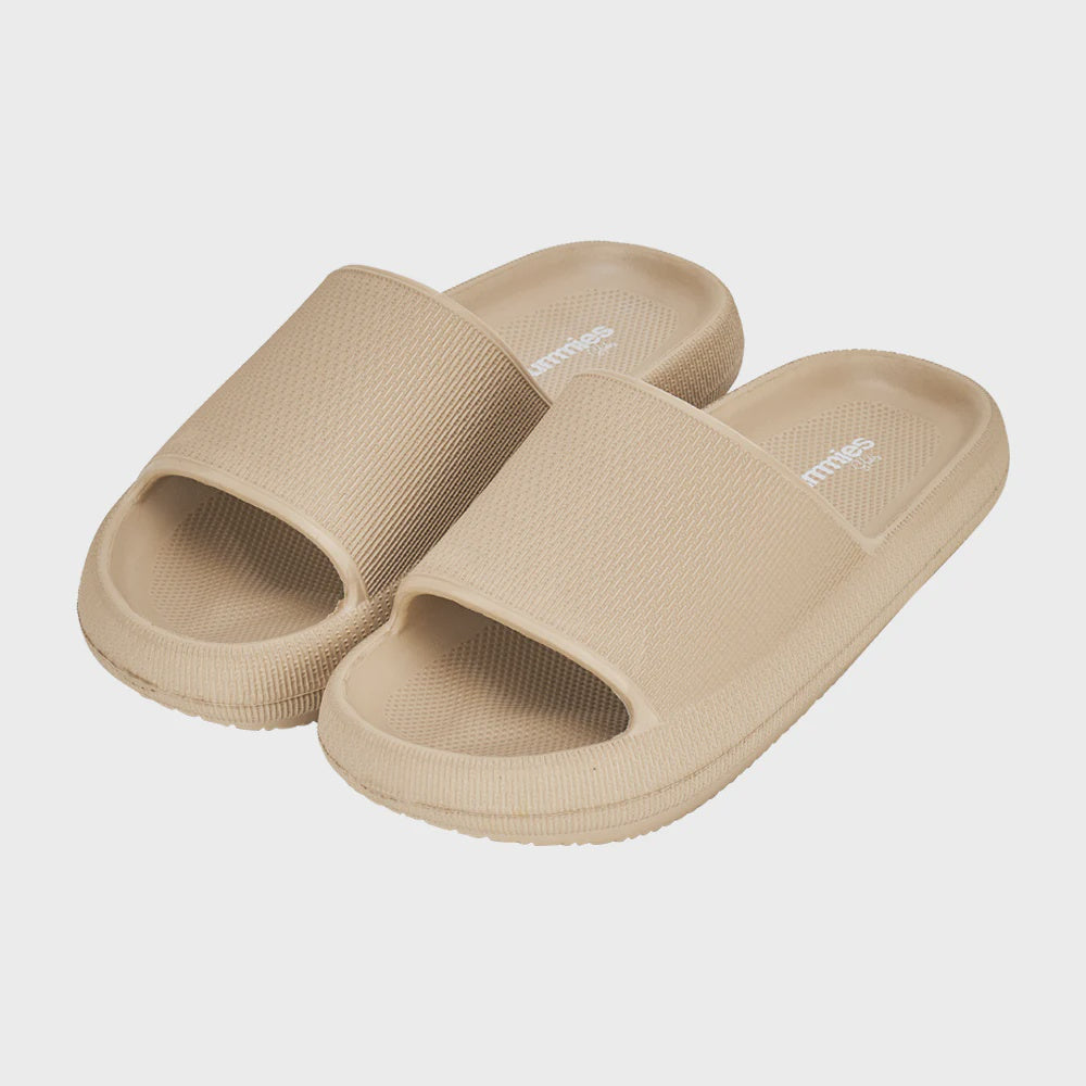 Gummies - Garden Slides - Taupe Shoes Annabel Trends 39