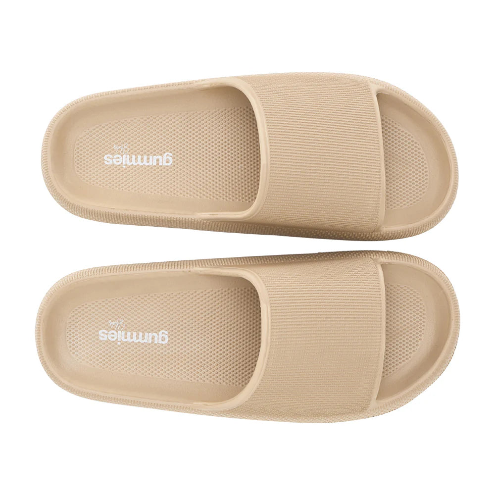 Gummies - Garden Slides - Taupe Shoes Annabel Trends