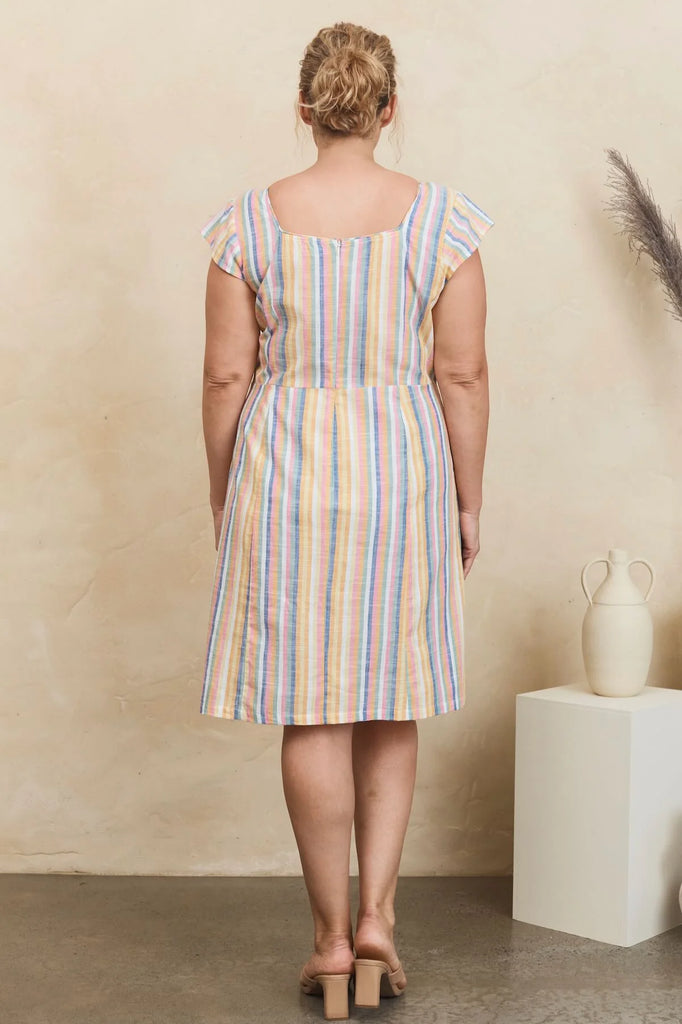 Anna Tunic Summer Stripe Dresses MahaShe   