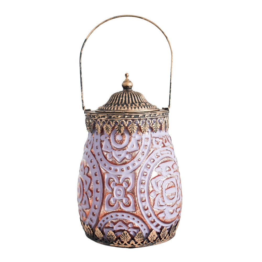Lantern LED Moroccan Mauve Gifts and Accessories Lavida