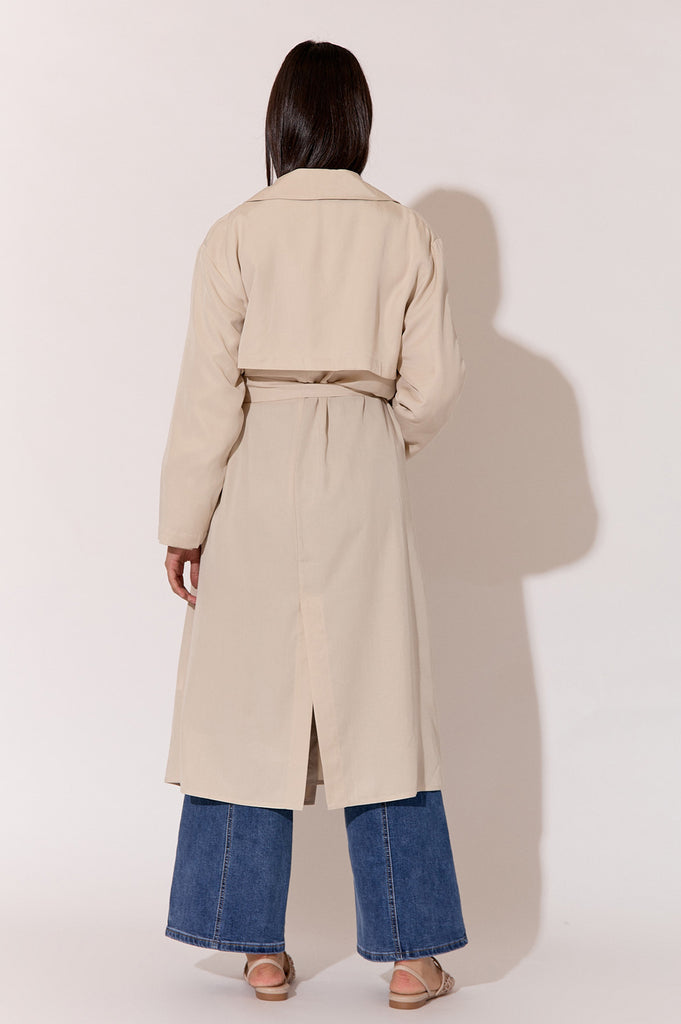 Elise Light Weight Trench Stone Jackets Adorne   