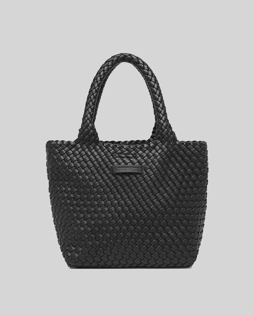 Baby Cruiser Woven Tote Bag Black Bags and Purses Louenhide