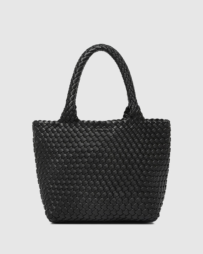 Baby Cruiser Woven Tote Bag Black Bags and Purses Louenhide
