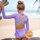 Ava Open Back Girls Swimwear Kids Dresses Fernleigh Avenue