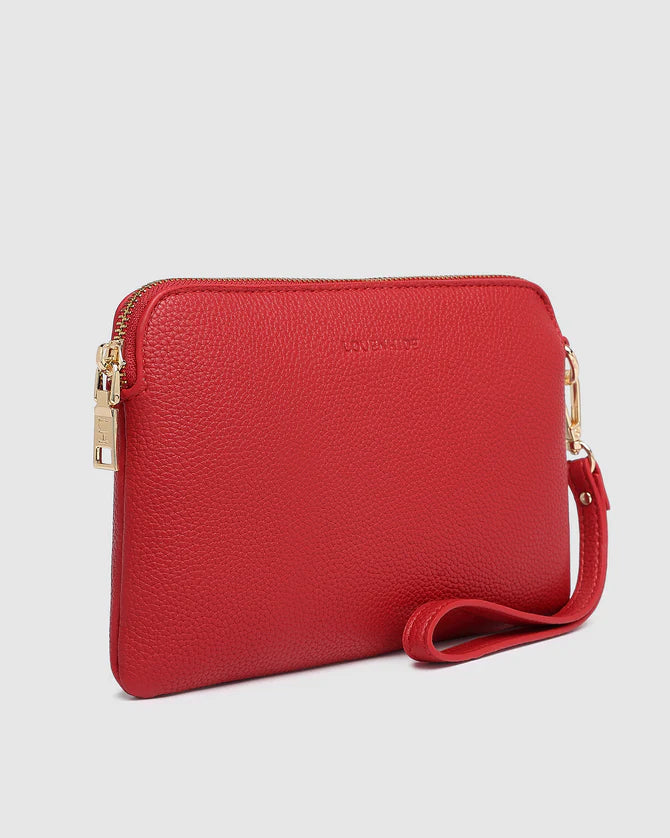 Poppy Clutch Red Bags and Purses Louenhide   