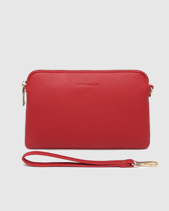 Poppy Clutch Red Bags and Purses Louenhide   