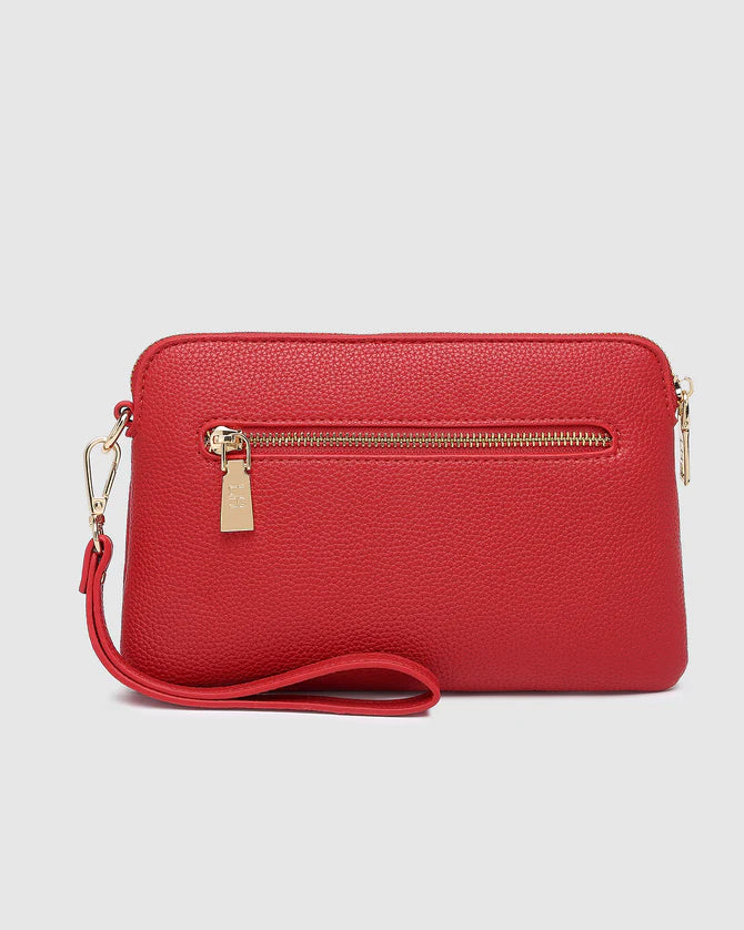 Poppy Clutch Red Bags and Purses Louenhide   