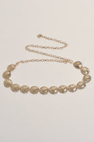 Textured Disc Front Event Belt Gold - Global Free Style