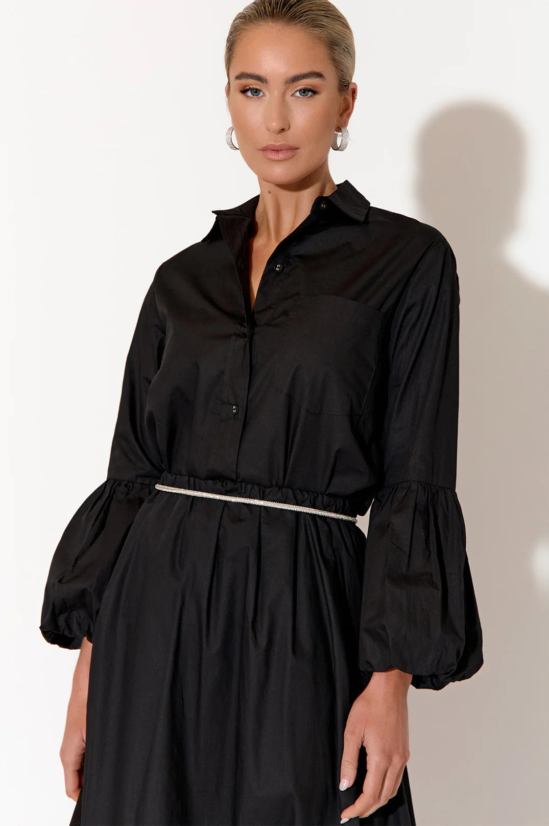 Diamante Snake Chain Belt Crystal/Silver Belts Adorne