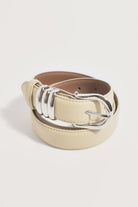 The Essential Metal Buckle Belt Cream - Global Free Style