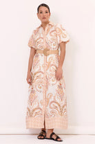 Woven Buckle Stretch Belt Camel Belts Adorne