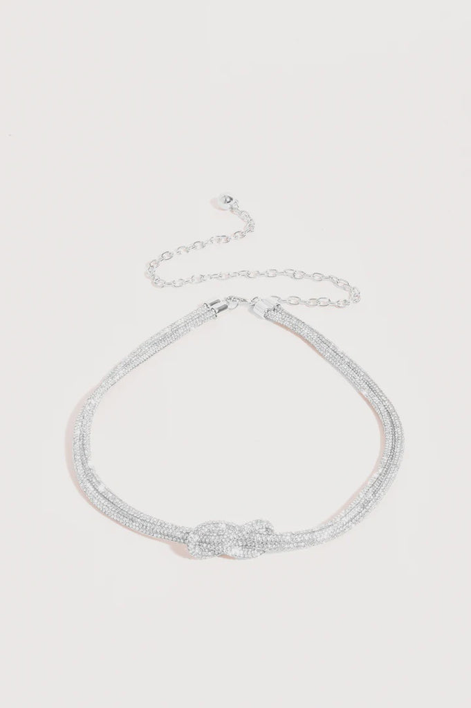 Large Double Knot Diamante Belt Crystal Belts Adorne