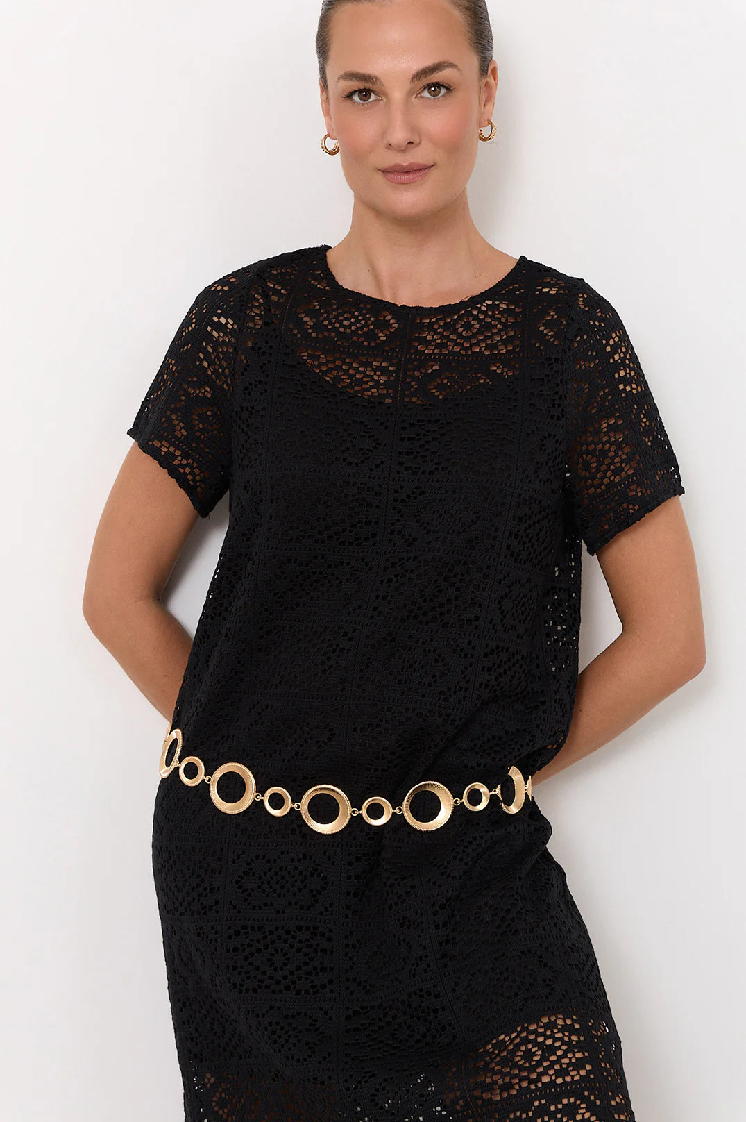 Ring Chain Belt Gold Belts Adorne
