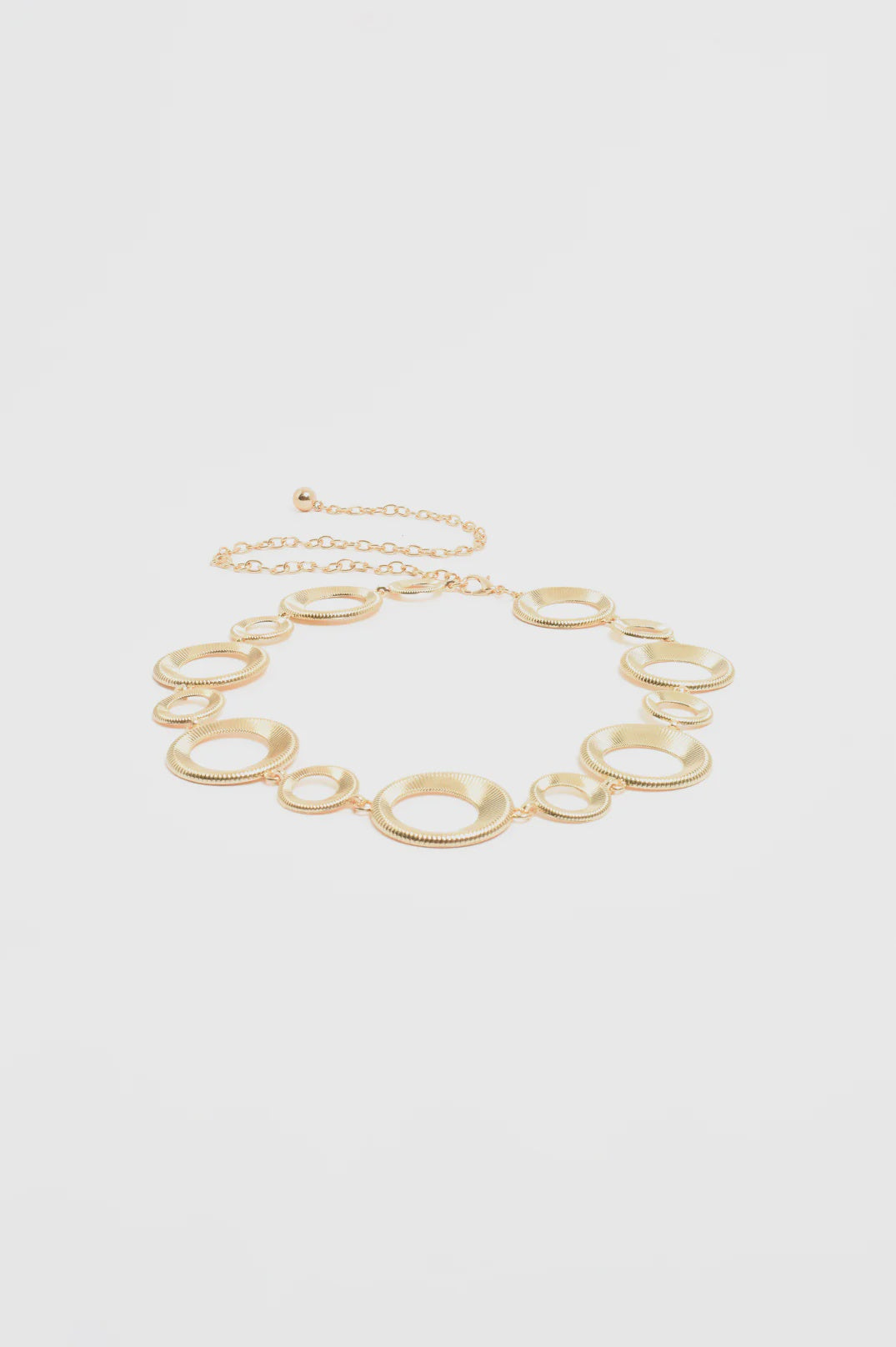Ring Chain Belt Gold Belts Adorne