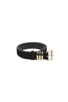 Kory Suede Jeans Belt Black/Gold Belts Adorne