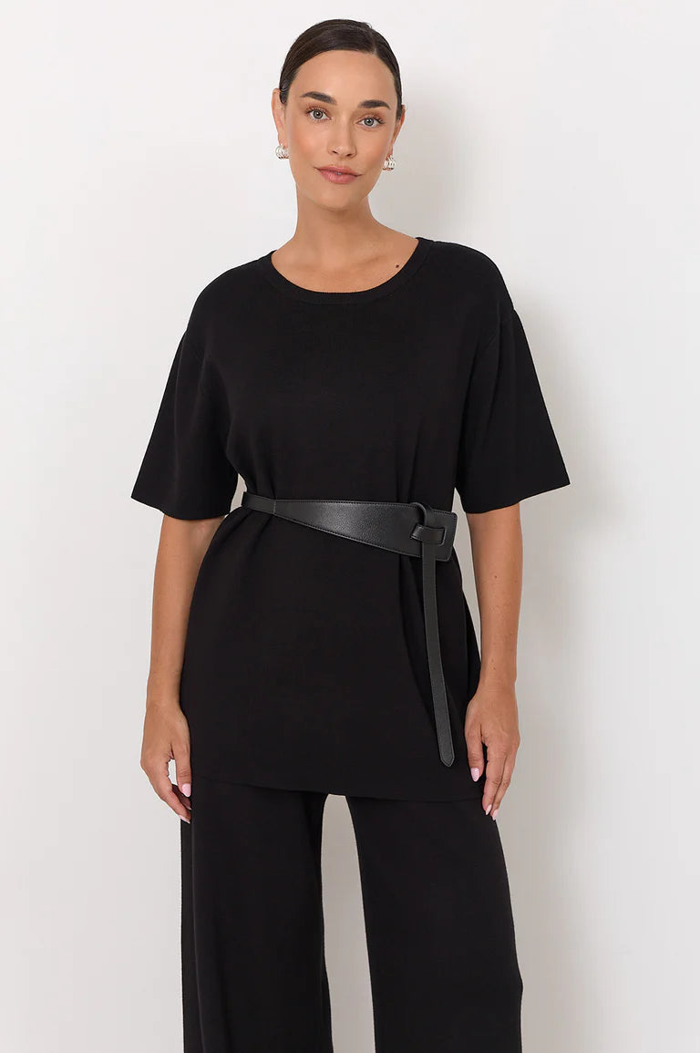 Jasmine Waisted Belt Black Belts Adorne