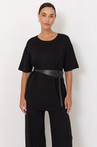 Jasmine Waisted Belt Black Belts Adorne