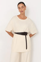 Jasmine Waisted Belt Chocolate Belts Adorne