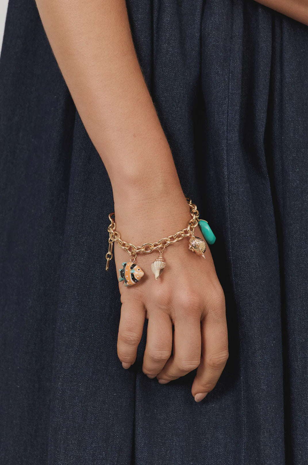 Metal Mix Charms Bracelet Multi Bracelets and Bangles Adorne