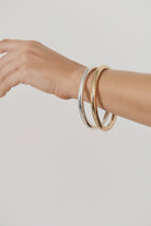 Ellery Essential Metal Bangle Gold Bracelets and Bangles Adorne