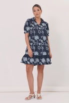 Lolita Embroidered Denim Dress Denim Dresses Adorne S(8)