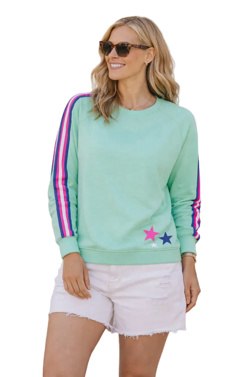 Billie Oversized Sweater Green Tops Jovie The Label 8