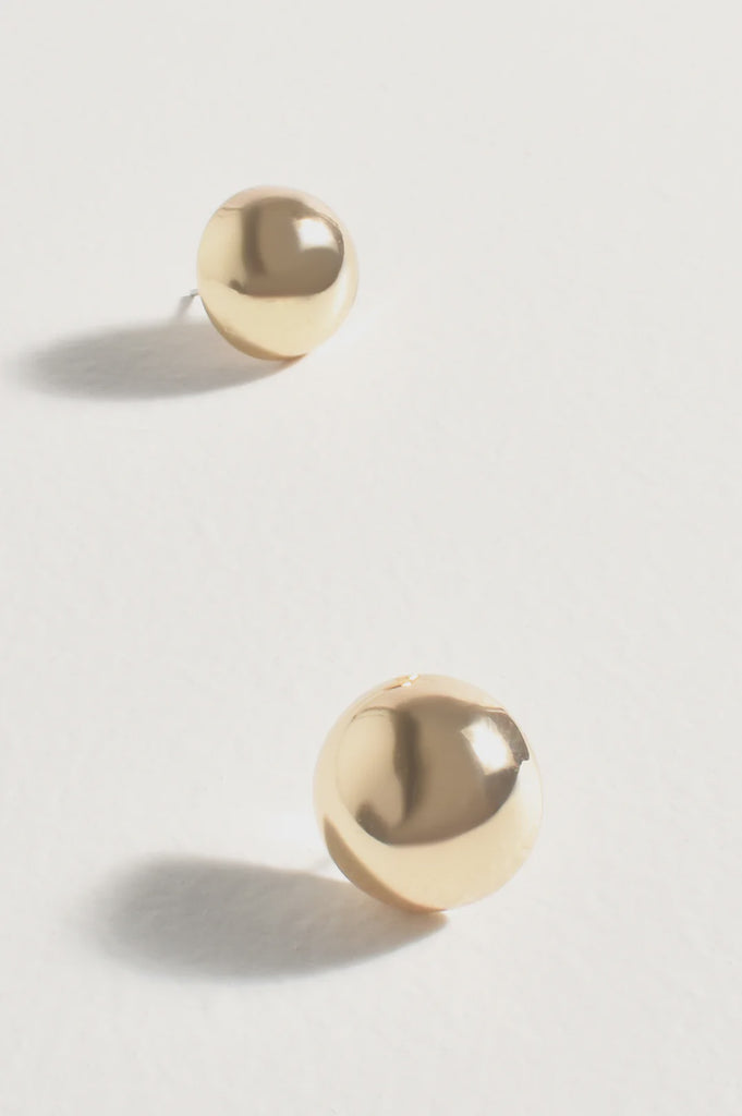 Mini Dome Earrings Gold Earrings Adorne