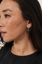 Cairo Diamante Teardrop Earrings Black Earrings Adorne