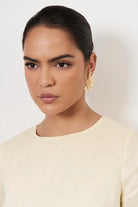 Statement Flower Earring Gold Earrings Adorne