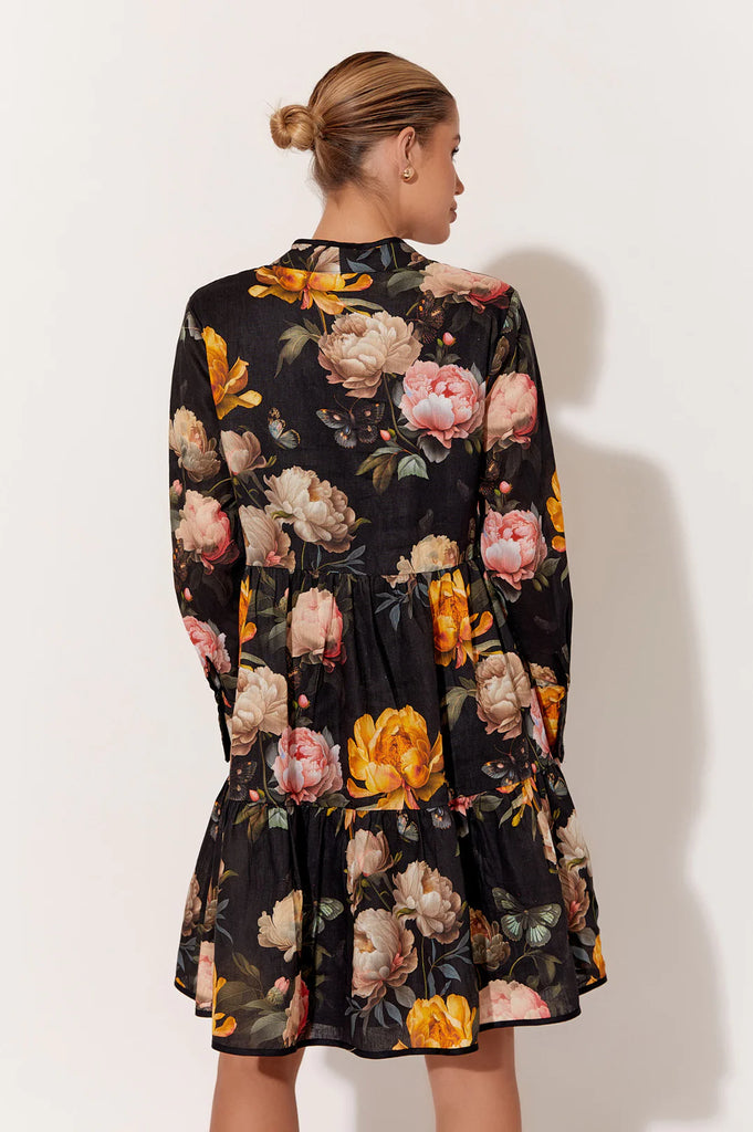 Saskia Floral Tiered Dress Floral - Global Free Style