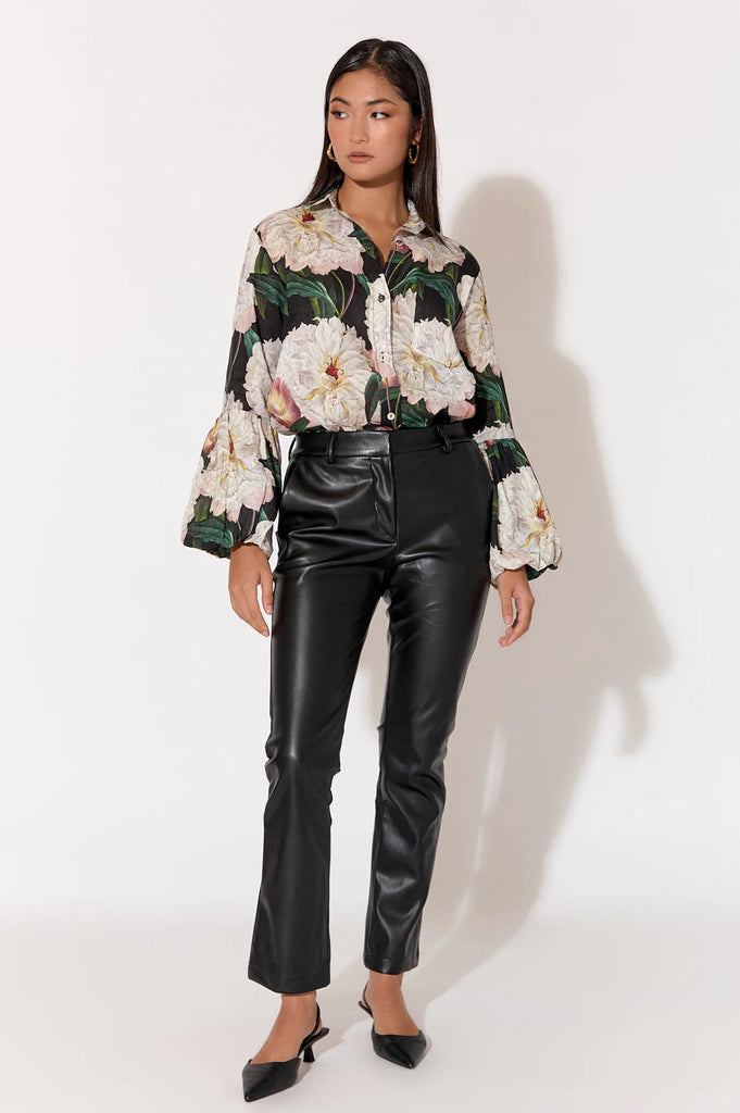 Grace Floral Shirt Floral Tops Adorne   