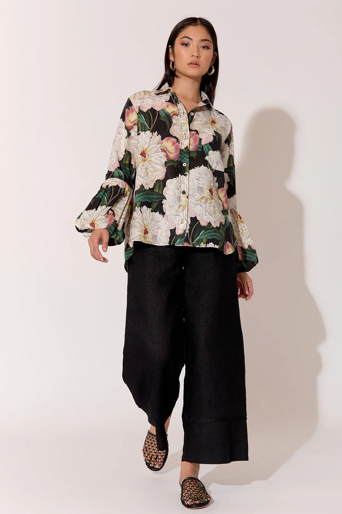 Grace Floral Shirt Floral Tops Adorne   