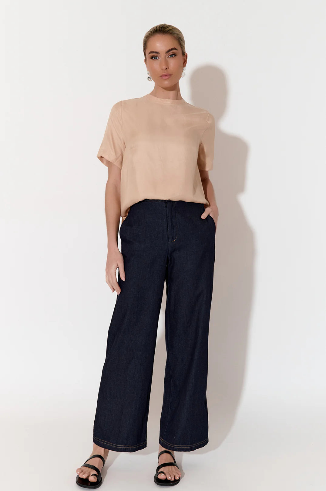 Nisha Denim Pant Bottoms Adorne
